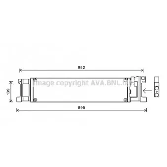 AVA QUALITY COOLING VW3307 - Radiateur d'huile de boîte automatique