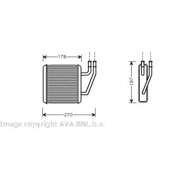 AVA QUALITY COOLING VW6203 - Système de chauffage