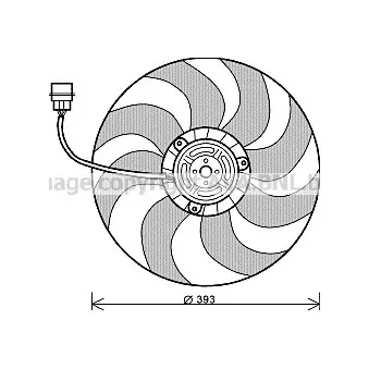 Ventilateur, refroidissement du moteur TYC 837-0021
