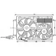 AVA QUALITY COOLING VW7529 - Ventilateur, refroidissement du moteur