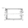 AVA QUALITY COOLING VWA2231 - Radiateur, refroidissement du moteur
