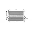AVA QUALITY COOLING VWA4251 - Intercooler, échangeur