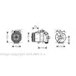AVA QUALITY COOLING VWK240 - Compresseur, climatisation