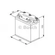 BOSCH 0 092 M4F 070 - Batterie de démarrage