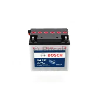 Batterie de démarrage BOSCH 0 092 M4F 520 pour MOTO GUZZI V 75 V 75 Paris-Dakar - 63cv