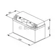 BOSCH 0 092 M60 080 - Batterie de démarrage Start & Stop