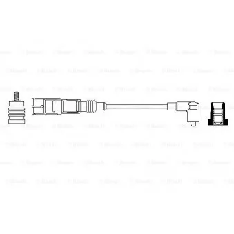 Kit de câbles d'allumage BERU ZEF432