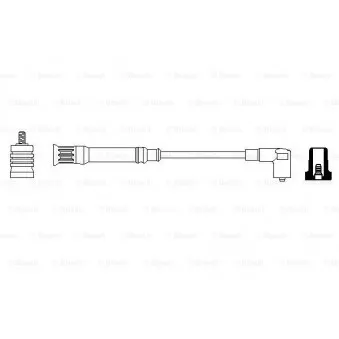 Kit de câbles d'allumage BREMI 538/100