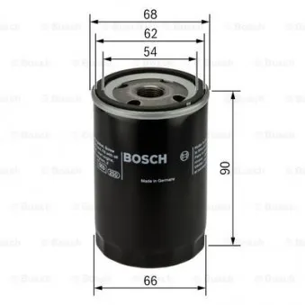 Filtre à huile BOSCH 0 451 103 364 pour OPEL CORSA 1.5 D - 50cv
