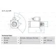 BOSCH 0 986 015 420 - Démarreur