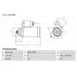 BOSCH 0 986 016 021 - Démarreur