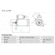 BOSCH 0 986 016 290 - Démarreur