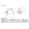 BOSCH 0 986 020 551 - Démarreur