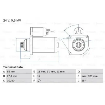 Démarreur BOSCH OEM 7420997672