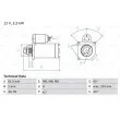 BOSCH 0 986 025 580 - Démarreur