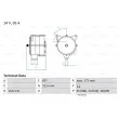 Alternateur BOSCH [0 986 034 260]