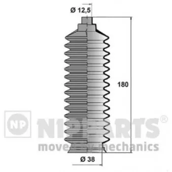 NIPPARTS J2841008 - Joint-soufflet, direction