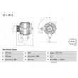 BOSCH 0 986 041 230 - Alternateur