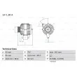 BOSCH 0 986 042 091 - Alternateur