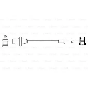 Kit de câbles d'allumage NGK 8182