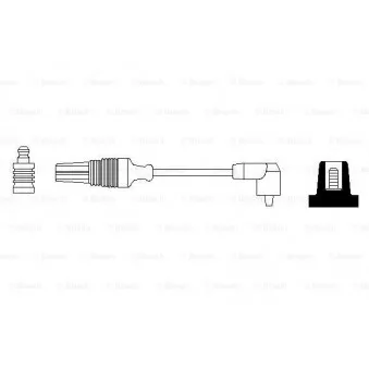 Kit de câbles d'allumage HERTH+BUSS ELPARTS 51278080
