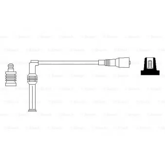 Câble d'allumage BOSCH 0 986 356 175