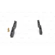 BOSCH 0 986 424 518 - Jeu de 4 plaquettes de frein avant