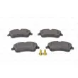 BOSCH 0 986 424 518 - Jeu de 4 plaquettes de frein avant