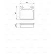 BOSCH 0 986 462 283 - Jeu de 4 plaquettes de frein avant