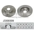 NIPPARTS J3300309 - Jeu de 2 disques de frein avant