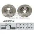 NIPPARTS J3302015 - Jeu de 2 disques de frein avant