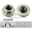 NIPPARTS J3302095 - Jeu de 2 disques de frein avant