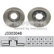 NIPPARTS J3303046 - Jeu de 2 disques de frein avant