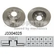 NIPPARTS J3304025 - Jeu de 2 disques de frein avant