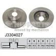 NIPPARTS J3304027 - Jeu de 2 disques de frein avant