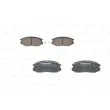 BOSCH 0 986 494 397 - Jeu de 4 plaquettes de frein avant