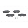 BOSCH 0 986 494 397 - Jeu de 4 plaquettes de frein avant