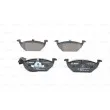 BOSCH 0 986 494 525 - Jeu de 4 plaquettes de frein avant