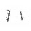 BOSCH 0 986 494 525 - Jeu de 4 plaquettes de frein avant
