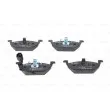 BOSCH 0 986 494 525 - Jeu de 4 plaquettes de frein avant