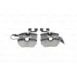 BOSCH 0 986 494 529 - Jeu de 4 plaquettes de frein arrière