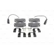 BOSCH 0 986 494 529 - Jeu de 4 plaquettes de frein arrière