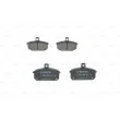 BOSCH 0 986 494 531 - Jeu de 4 plaquettes de frein avant