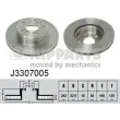 NIPPARTS J3307005 - Jeu de 2 disques de frein avant