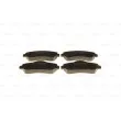 BOSCH 0 986 494 713 - Jeu de 4 plaquettes de frein avant