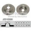 NIPPARTS J3310300 - Jeu de 2 disques de frein arrière