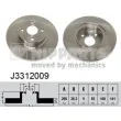 NIPPARTS J3312009 - Jeu de 2 disques de frein arrière