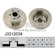 NIPPARTS J3312039 - Jeu de 2 disques de frein arrière