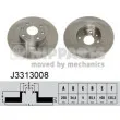 NIPPARTS J3313008 - Jeu de 2 disques de frein arrière