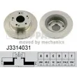 NIPPARTS J3314031 - Jeu de 2 disques de frein arrière